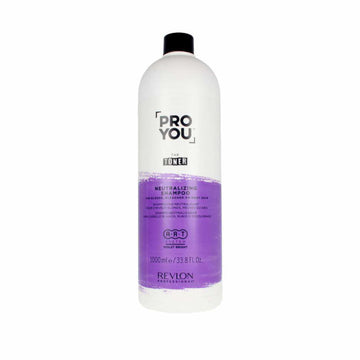 CHAMPÚ PARA NEUTRALIZER EL TONO AMARILLO RUBIO Y CANOSO THE TONER PROYOU REVLON PROFESSIONAL 1000 ML